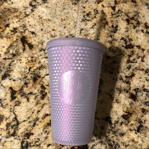 Starbucks Icy White Lilac Studded Bling 2021 Holiday Collection - GRANDE